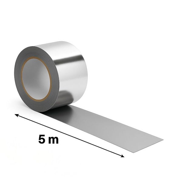 Reflektions Klebeband 5cm x 5m – Hitzebeständig & robust für Grow Anbau und Kunststoffverbindungen