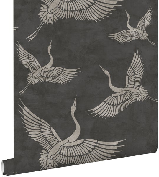 Tapete mit Kranichmuster