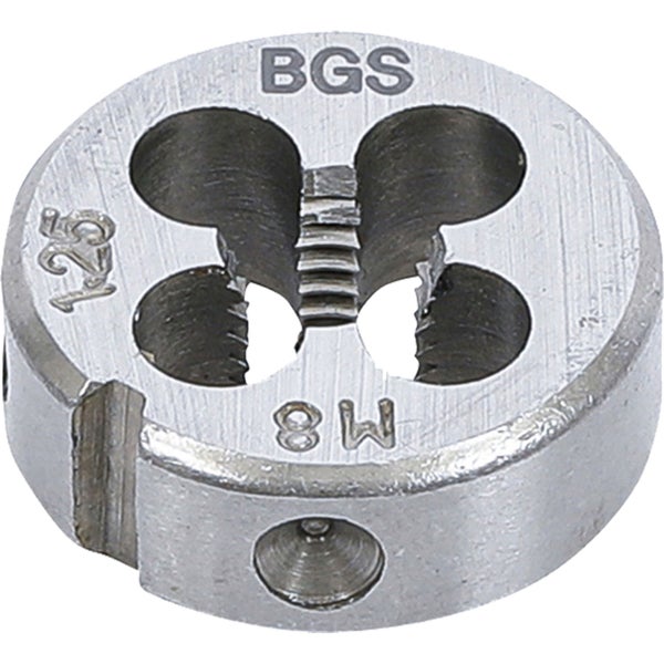 BGS Gewindeschneideisen M8 x 1,25 x 25 mm - 1900-M8X1.25-S