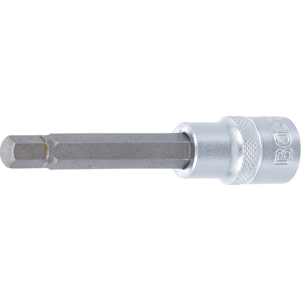 BGS Bit-Einsatz Länge 100 mm Antrieb Innenvierkant 12,5 mm (1/2) Innensechskant 9 mm - 4268