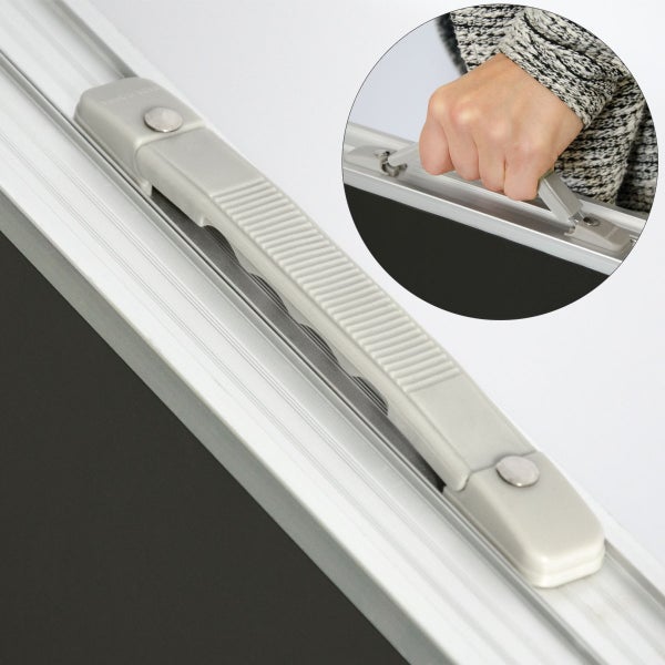 AMANKA klappbarer stabiler Campingtisch 120x60x70cm höhenverstellbar tragbar Kofferformat Aluminium Dunkel Grau