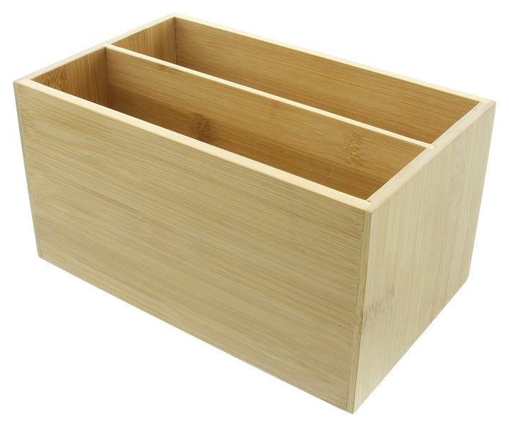 FRANK FLECHTWAREN | Organizer Naturelle, BAMBUS, 25,5 x 15,5 x 13,5 cm