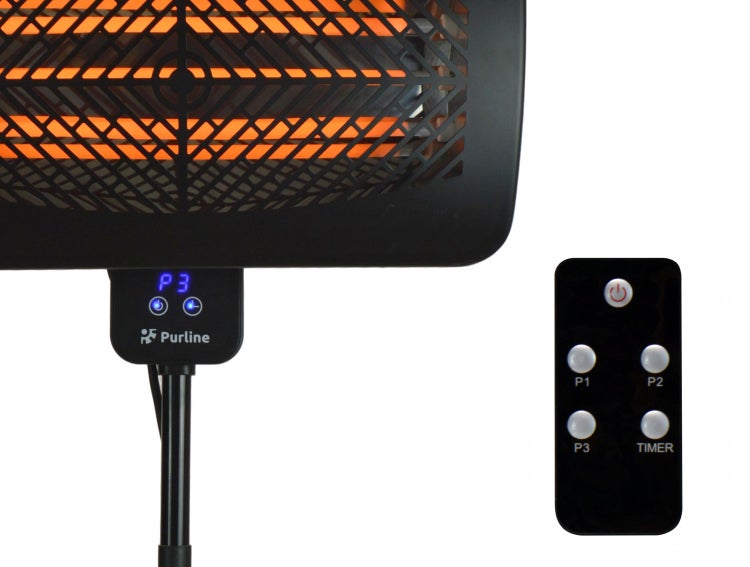 Purline Heizstrahler mit Fernbedienung