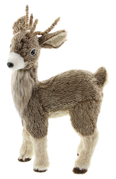 Dekorative Hirschfigur aus Textil