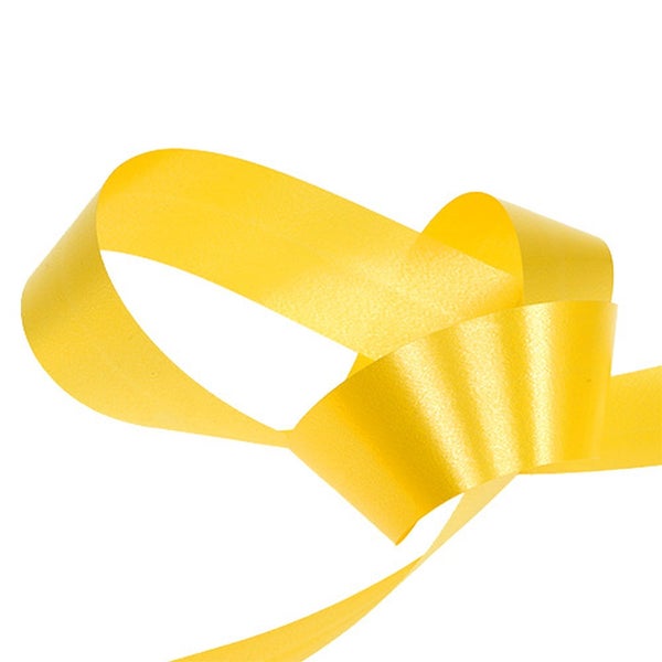 Gelbes Geschenkband