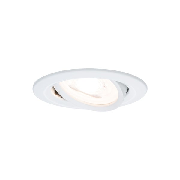 LED Einbauleuchte 3-Step-Dim Nova Basisset schwenkbar rund 84mm 50° GU10 3x6,5W 3x460lm 230V dimmbar 2700K Weiß matt