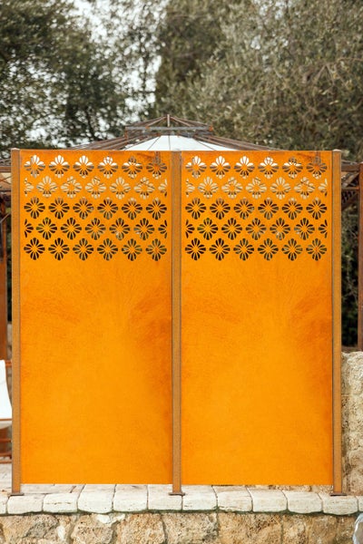 Sichtschutzwand ELEO Romna 60 x 158 cm - Cortenstahl rost
