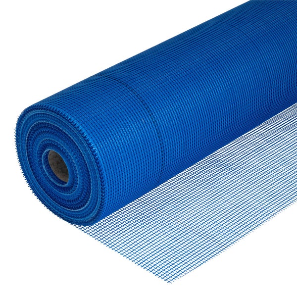 Blaue Rolle Armierungsgewebe aus Glasfaser zur Bewehrung von Putz