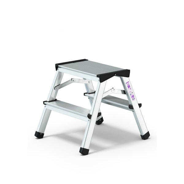 Aluminium Tritt mit zwei Stufen