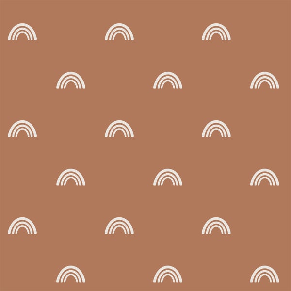 Muster mit stilisierten Regenbögen