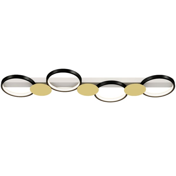 Deckenleuchte mit runden Elementen