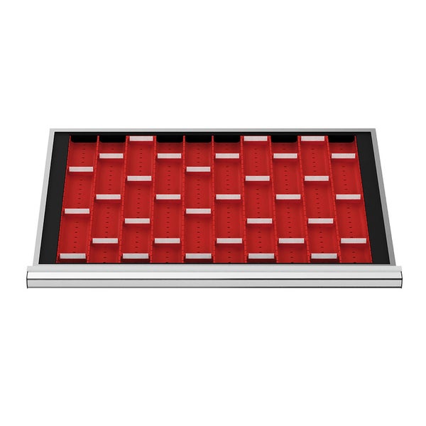 WS24 Schubladeneinteilung Muldenplatten BLH 50 mm Innenmaß 800 x 450 mm - WS24-100288