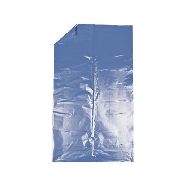 Stabiler blauer Müllsack aus Kunststoff für Abfall und Bauschutt.