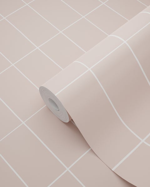 Tapetenrolle mit geometrischem Muster