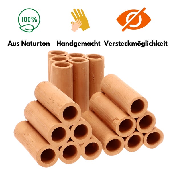 Tonröhren als Versteckmöglichkeit für Aquarienbewohner