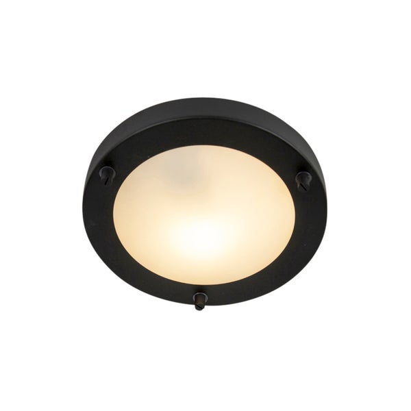 Moderne Deckenleuchte schwarz IP44 - Yuma 18