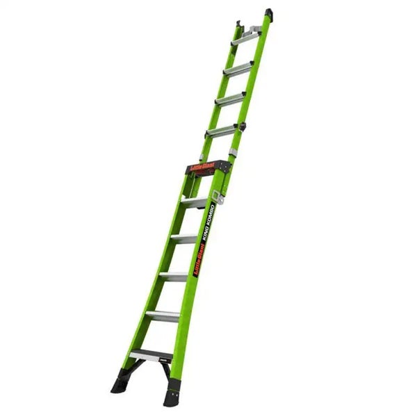 Little Giant King Kombo Kombileiter aus Fiberglas mit Sprossen für verschiedene Arbeitshöhen