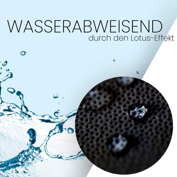 Sensalux Tischdeckenrolle 25m lang aus stoffähnlichem Vlies, 1 m x 25 m Schwarz