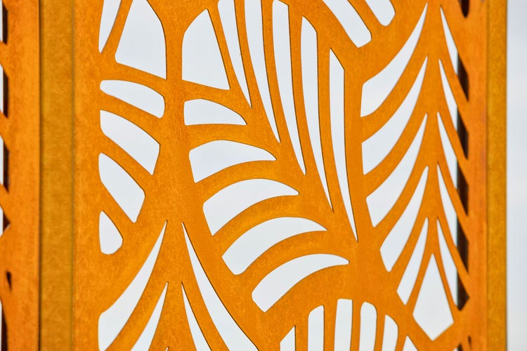 Sichtschutzwand ELEO Panaro 60 x 158 cm - Cortenstahl rost