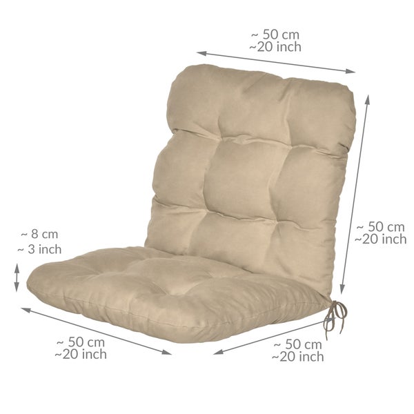 Beautissu Flair NL Niederlehner 100x50x8cm Natur (4tlg)