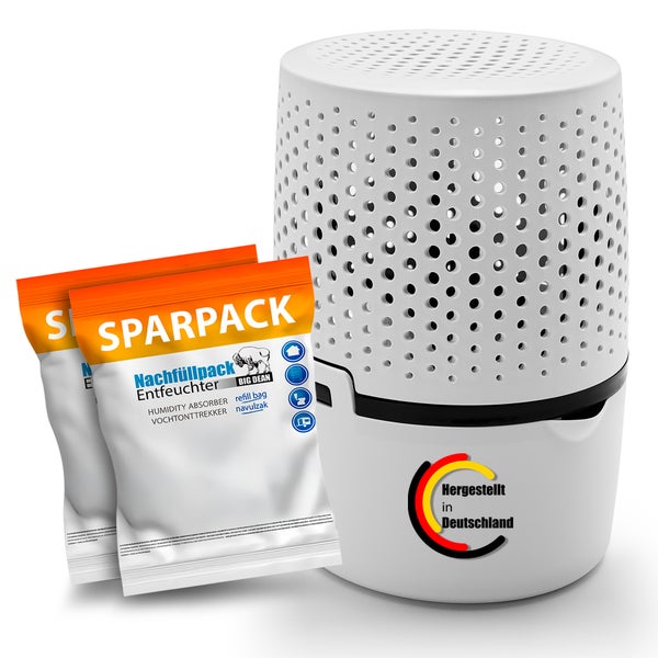 Big Dean Luftentfeuchter mit Nachfüllbeuteln