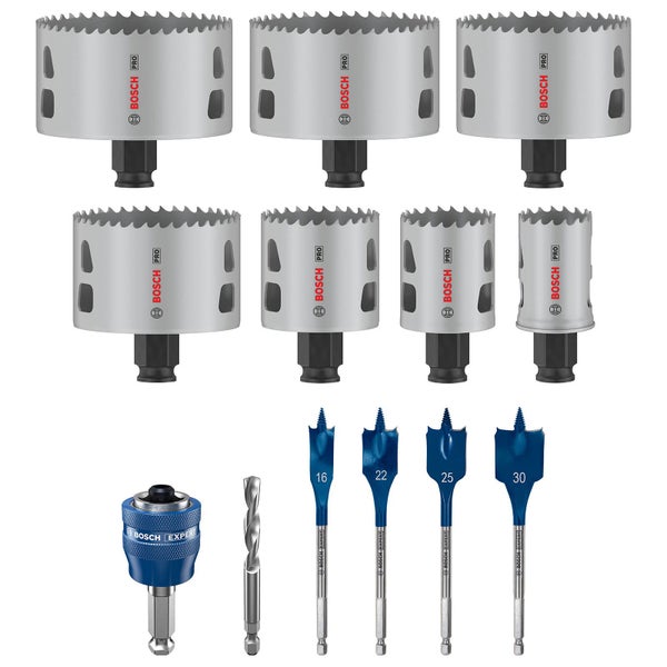 Bosch PRO Multi Material PC Plus Hole Saw Set 13 pcs - 2608594433