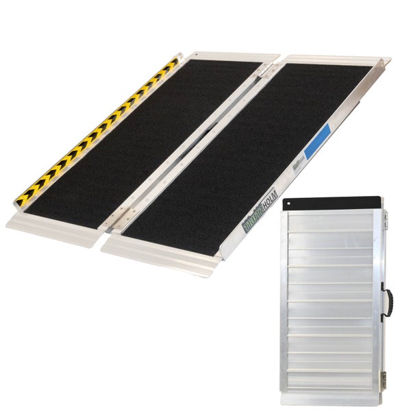 Zusammenklappbare Aluminium Rollstuhlrampe für barrierefreien Zugang