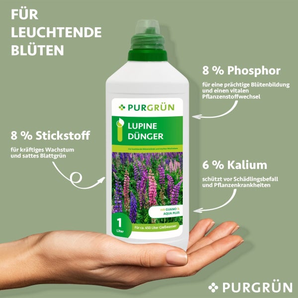 Purgrün Lupine-Dünger 1 Liter