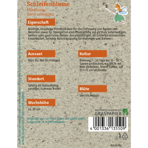 Schleifenblume Mischung Samen von Grüne Fee