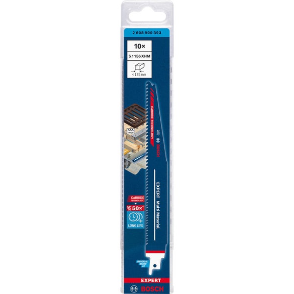 Bosch 10x Expert Multi Material S 1156 XHM Säbelsägeblatt - 2608900393