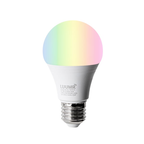 Luumr LED Lampe E27 9 Watt mit Farbwechsel