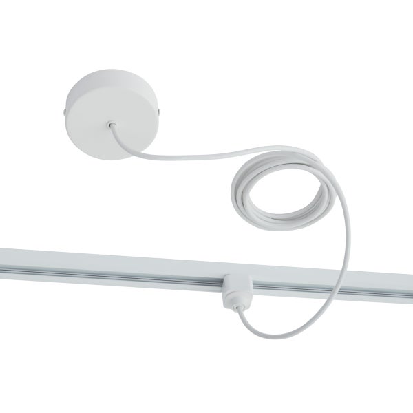 Stromschienen-Einspeisung mit Deckenbaldachin