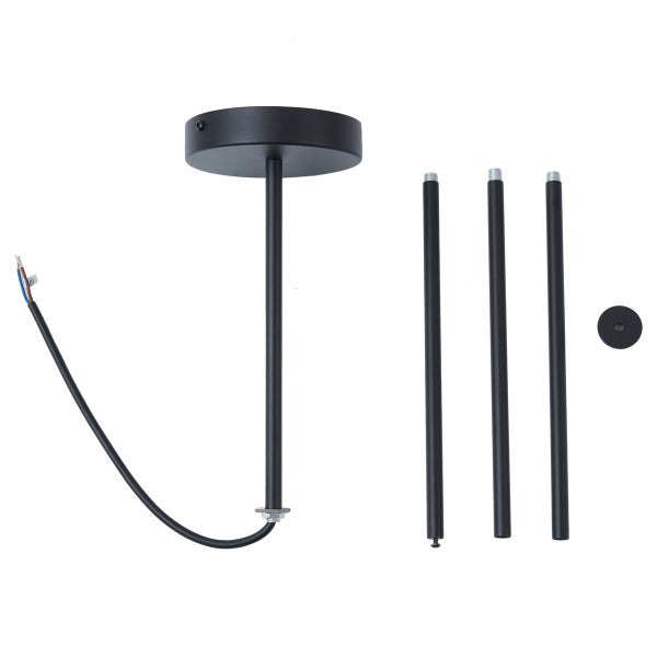 Einzelteile einer Deckenleuchte