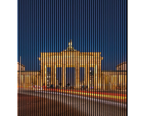 Akustikpaneel digital bedruckt Berlin 1 19x2253x2400 mm Set = 4 Einzelpaneele