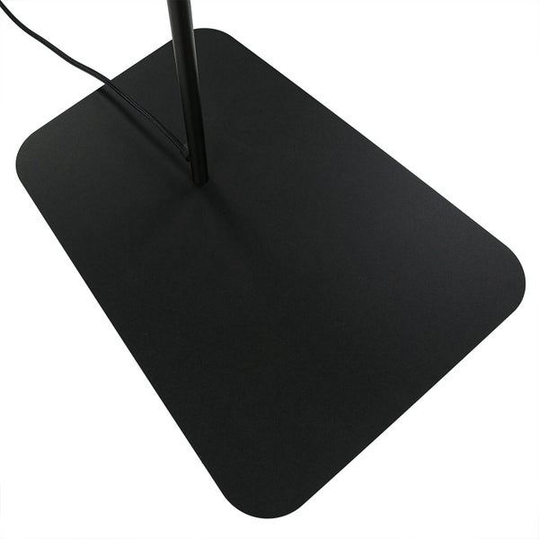 Schwarzer Lampenfuß mit Kabel