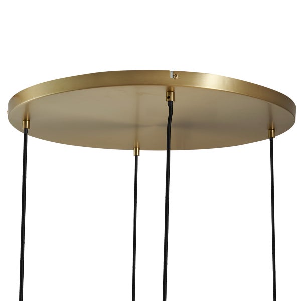 Deckenbefestigung einer Hängelampe mit Textilkabel