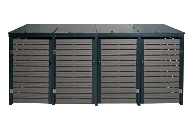 Mülltonnenbox für drei Mülltonnen