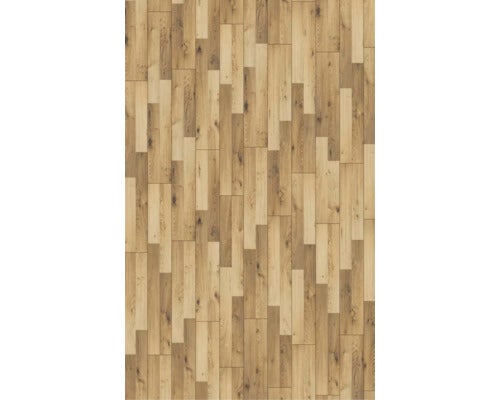 Holzboden mit Fischgrätenmuster