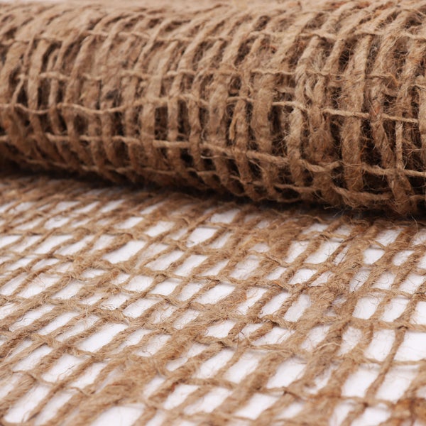 200m x 1,2m Böschungsmatte Ufermatte für die Teichfolie Jutegewebe 500g 1,2m br.