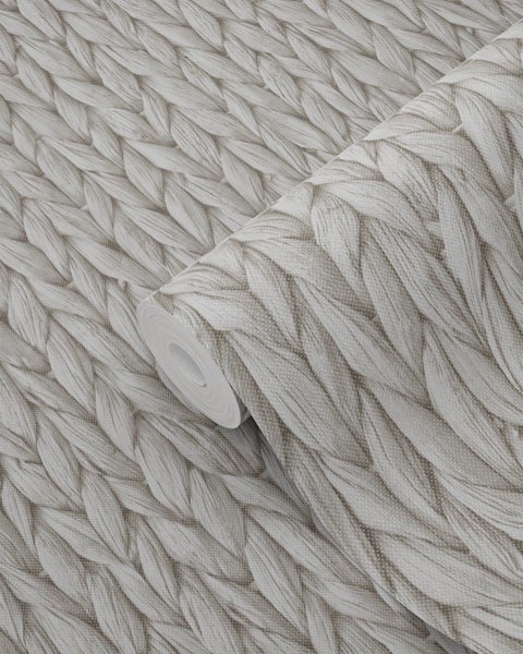 Tapetenrolle mit Strickmuster