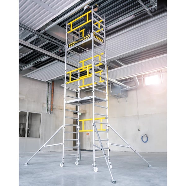 MUNK Flexxtower SG mit Sicherheitsgeländer 6,10m AH
