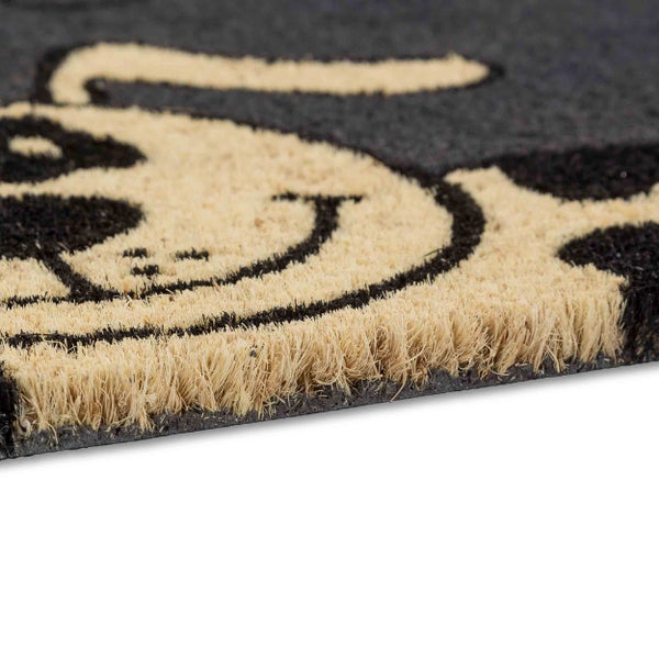 Fußmatte mit Hundemotiv aus Kokosfaser