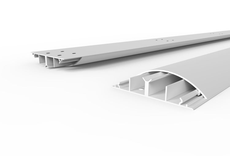 CILSON WDK9020W Art.-Nr. 6800580 Kabelkanal 90 x 20 mm x 2.000 mm - Trittfest, Bodenbelochung, weiß RAL 9010