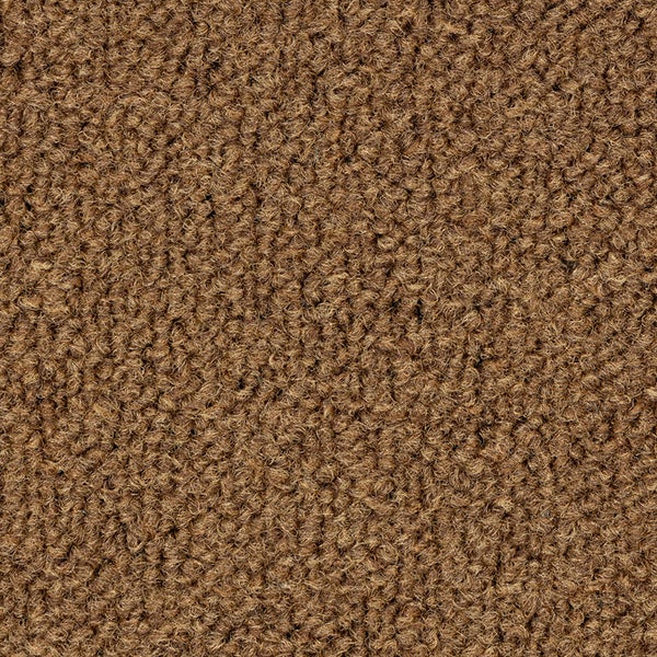FLOORDIREKT Nylon Teppichfliese Edinburgh - 50 x 50 cm - Selbstliegend - Braun