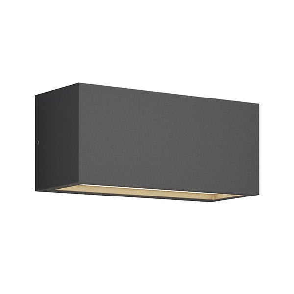 Lucande Wandleuchte außen Bente (spritzwassergeschützt (Modern) in Schwarz aus Aluminium (1 flammig, E27) - Außenwandleuchten Wandlampe Led Außenlampe Outdoor für Außenwand/Hauswand