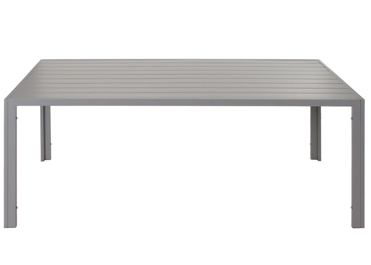 Rechteckiger Gartentisch aus Aluminium