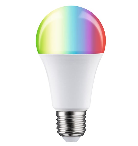 LED Lampe mit E27 Sockel und RGB Farblicht Funktion