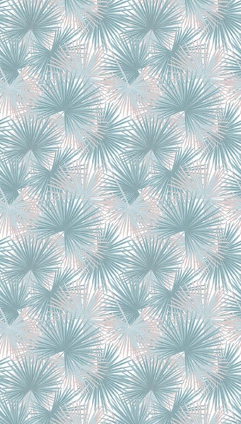 Tapete mit Palmenblattmuster