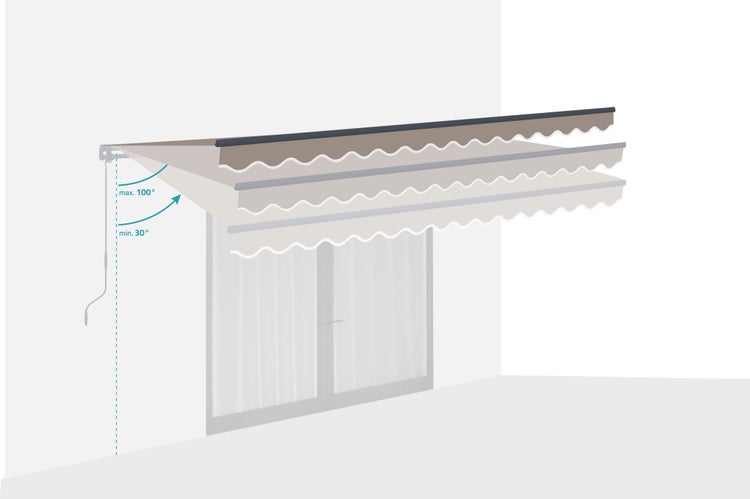 Regal mit vier Ablageflächen