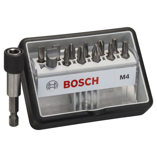 Bosch Schrauberbit-Set Robust Line M Extra-Hart 12+1tlg. 25 mm PH PZ Torx S - 2607002566